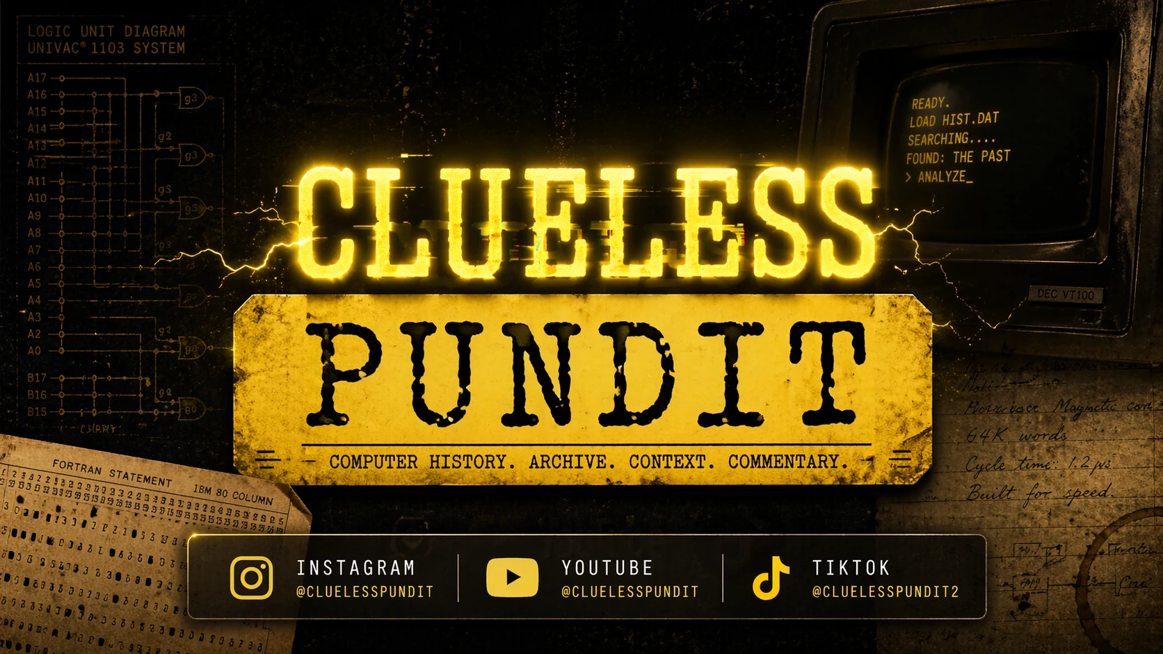 Clueless Pundit channel artwork