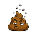 Cartoon poop emoji